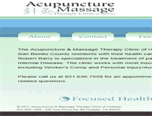 Tablet Screenshot of hollisteracupuncture.com